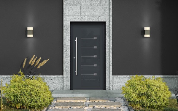 Vizualizácia hliníkových vchodových dverí do rodinného domu